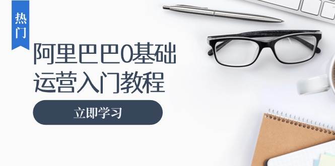 阿里巴巴运营零基础入门教程：涵盖开店、运营、推广，快速成为电商高手